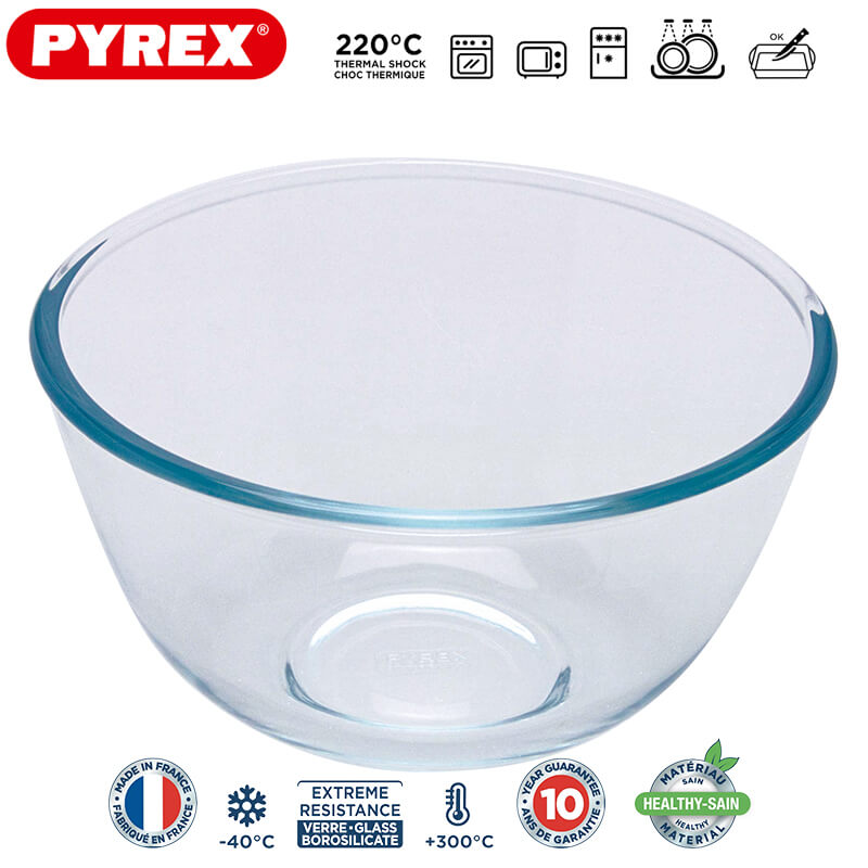 Pyrex Classic Coppa Multiuso Rotonda In Vetro Borosilicato