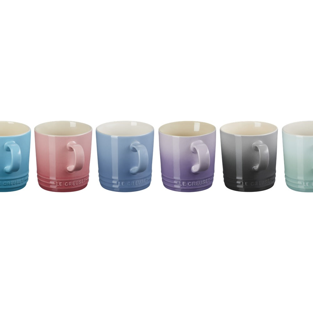 35 cl - Le Creuset London Tazza Mug In Gres Vetrificato Set 6 Pz