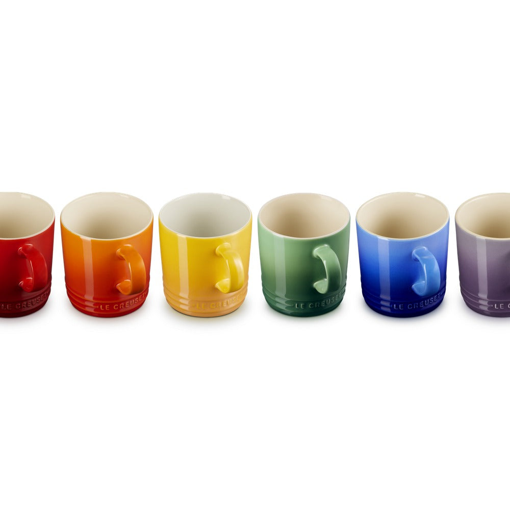 35 cl - Le Creuset London Tazza Mug In Gres Vetrificato Set 6 Pz