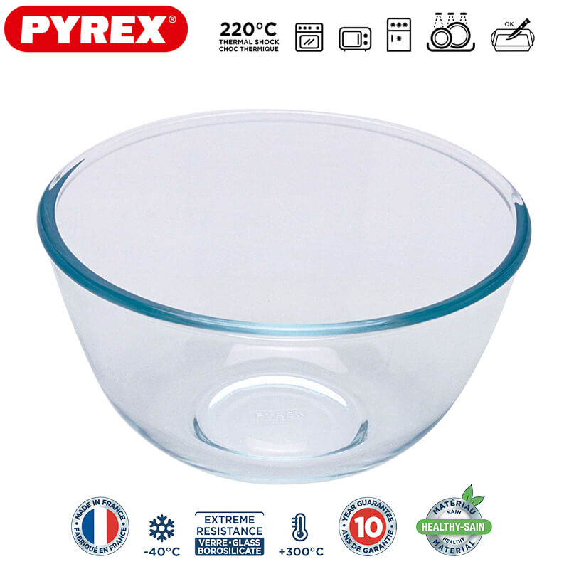 Pyrex Classic Coppa Multiuso Rotonda In Vetro Borosilicato