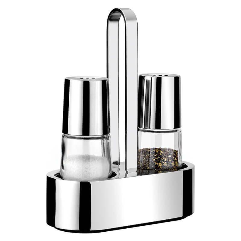 Pintinox Bella Macina Sale E Pepe In Acciaio Inox Vetro Set 2 Pz