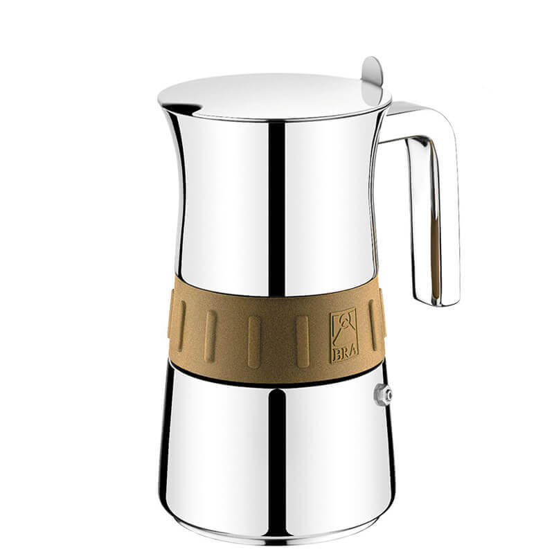Pintinox Elegance Moka E Caffettiere In Acciaio Inox