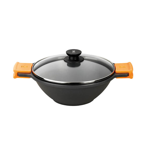 Pintinox Efficient Wok In Alluminio Con Coperchio