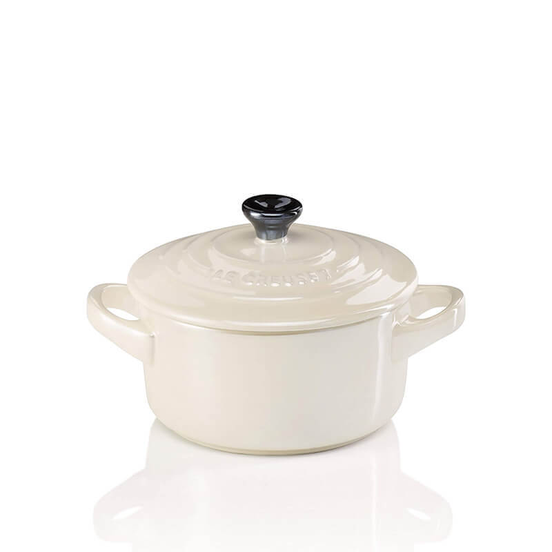 10 Cm Le Creuset Mini Cocotte Casseruola Rotonda In Gres Vetrificato