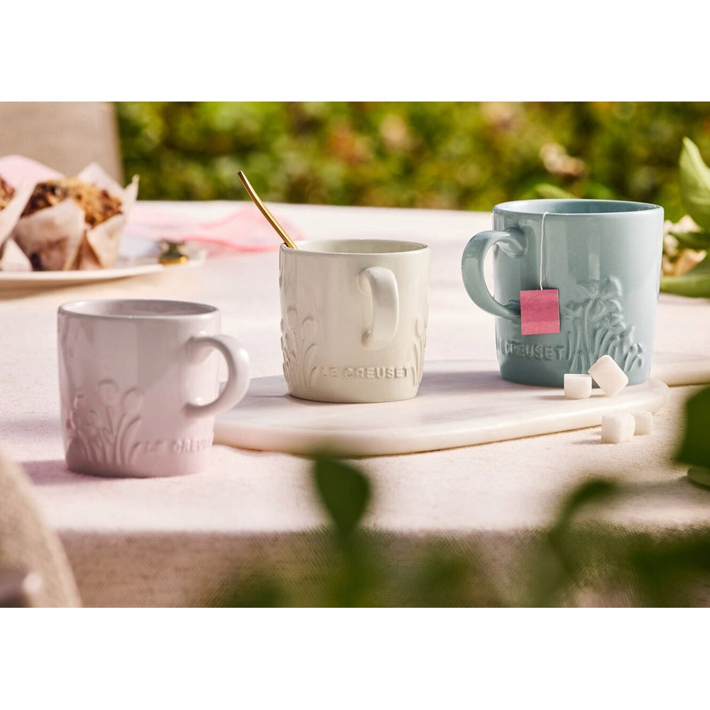 35 cl - Le Creuset London Jardin Tazza Mug In Gres Vetrificato