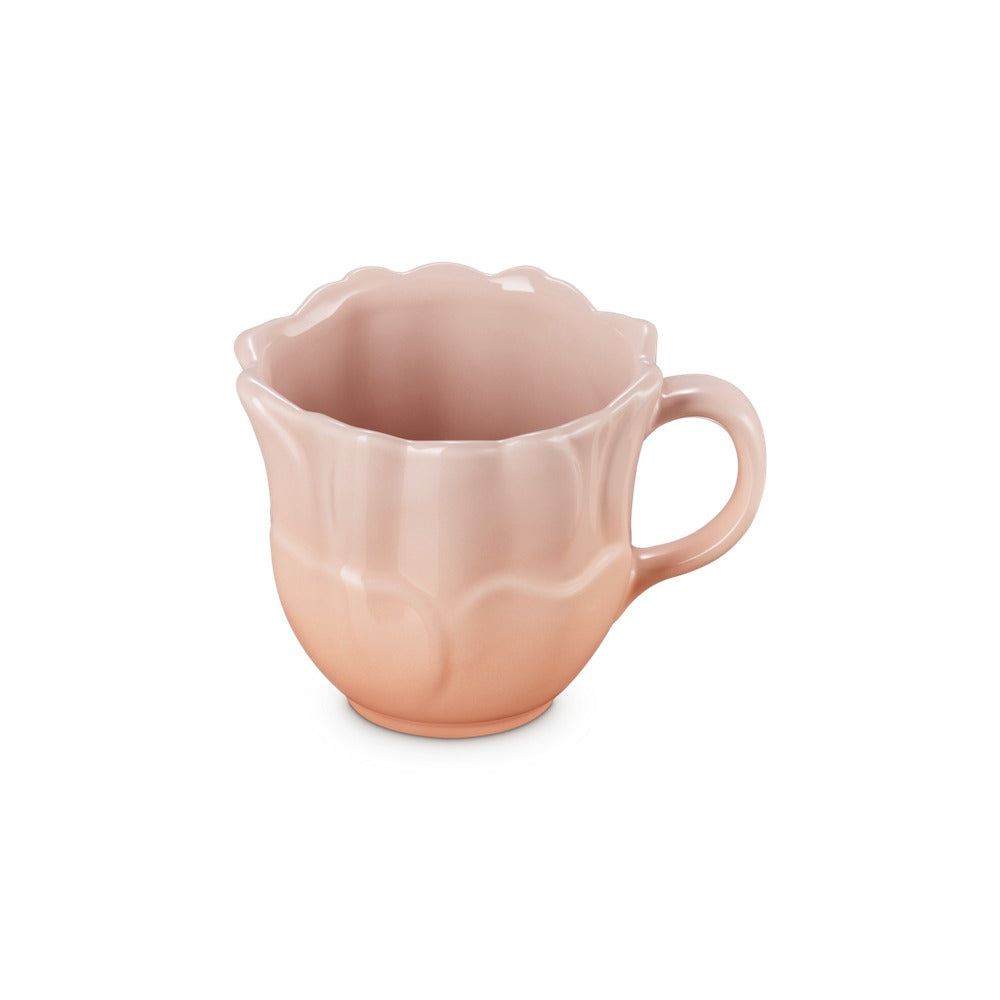 33 cl - Le Creuset Fiore Anemone Tazza Mug In Gres Vetrificato
