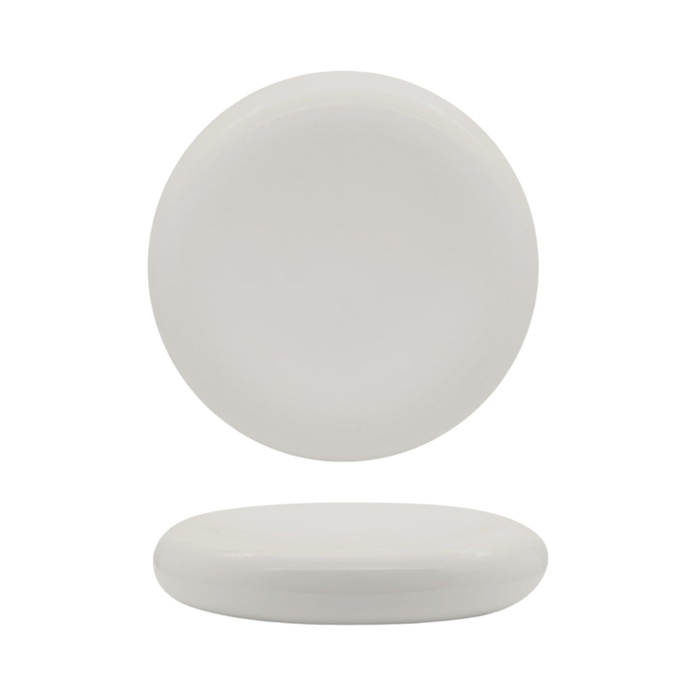 20.2 cm - Selecta Piatto Presentazione Alto Rotondo In Porcellana Set 3 Pz