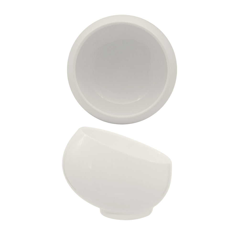 12 cm - Selecta Coppa Obliqua In Porcellana Set 6 Pz