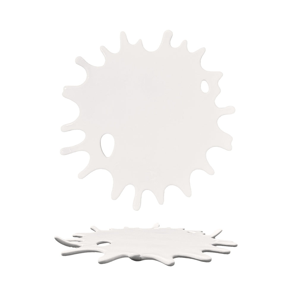 26 cm - Selecta Splash Piatto Piano In Porcellana Set 3 Pz