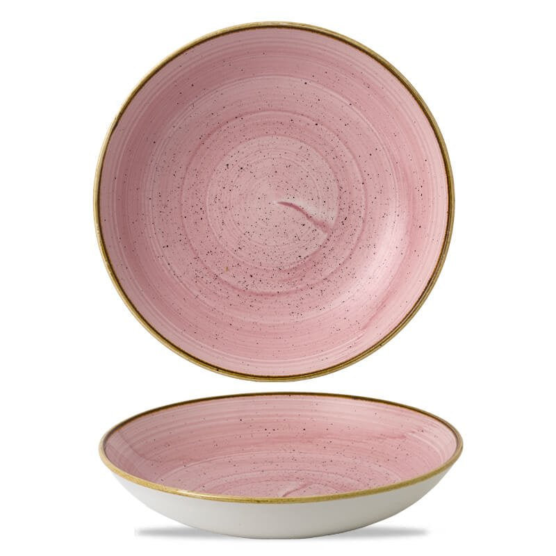 24 8 Cm Churchill Stonecast Piatto Fondo Rotondo In Porcellana Vetrificata
