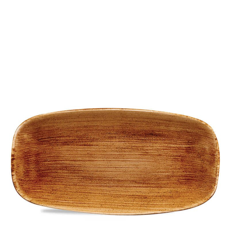 29.9x15.3 cm - Stonecast Rectangular Presentation Plate in Vitrified Porcelain