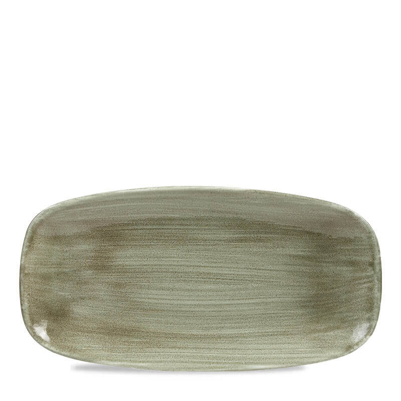 29.9x15.3 cm - Stonecast Rectangular Presentation Plate in Vitrified Porcelain