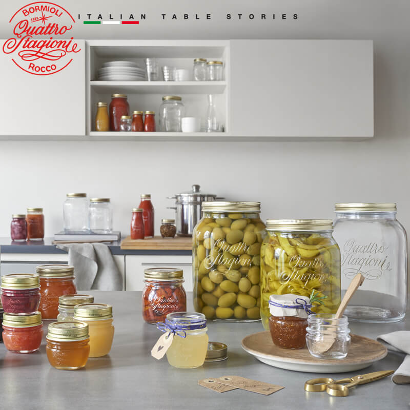 300 Cl Bormioli Rocco Quattro Stagioni Vaso Set 6 Pz