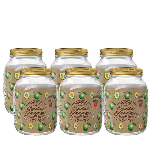 300 Cl Bormioli Rocco Quattro Stagioni Vaso Set 6 Pz