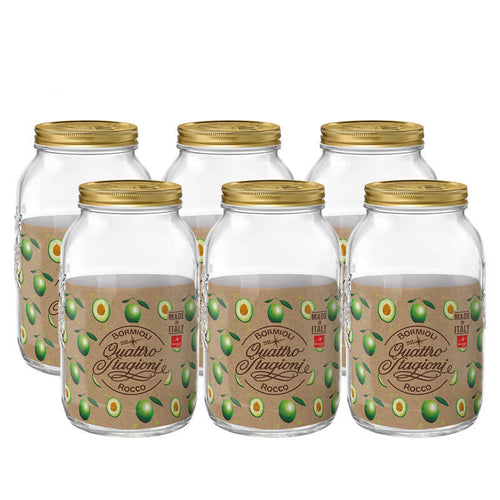 378 Cl Bormioli Rocco Quattro Stagioni Vaso Set 6 Pz