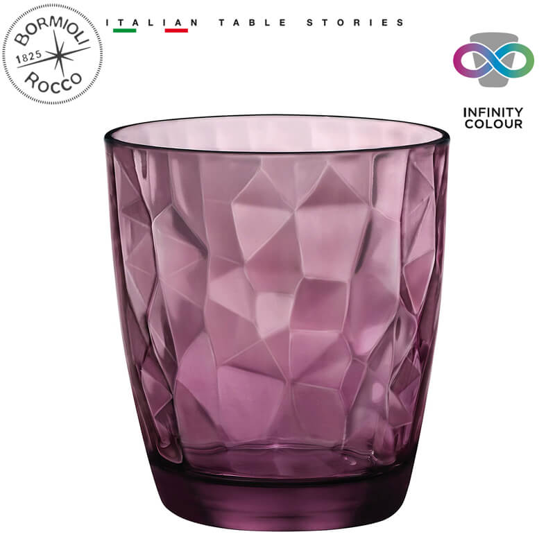 38 5 Cl Bormioli Rocco Diamond Bicchiere Acqua In Vetro Set 6 Pezzi