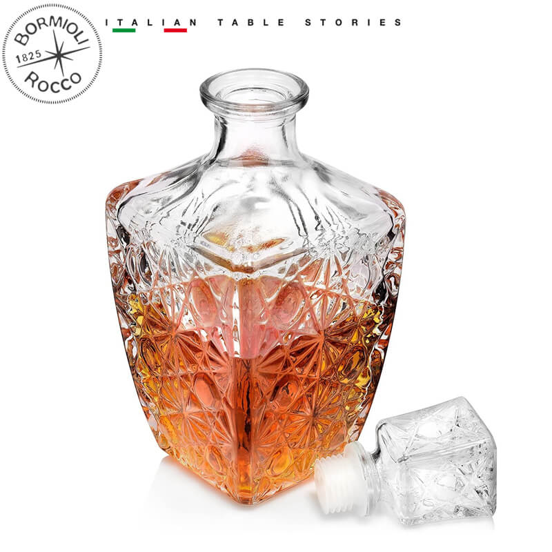 Bormioli Rocco Dedalo Set Whisky In Vetro Set 7 Pezzi