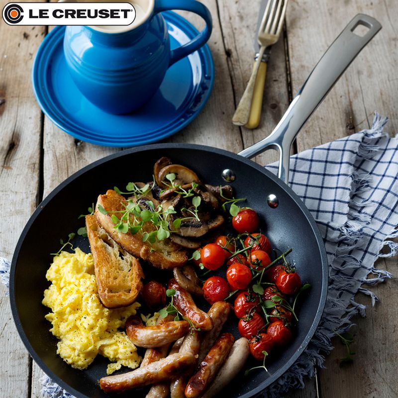 20 26 Cm Le Creuset Les Forgees Set Padelle Antiaderenti In Alluminio Set 2 Pz