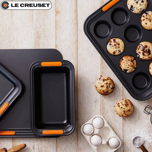 40X30 Cm Le Creuset Forme Speciali Stampo Mini Plum Cake Rettangolare 8 Impronte Antiaderente