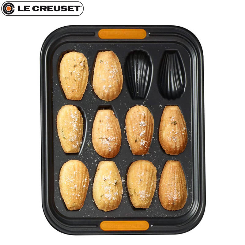 34X27 Cm Le Creuset Forme Speciali Stampo Mini Madeleine Rettangolare 12 Impronte Antiaderente