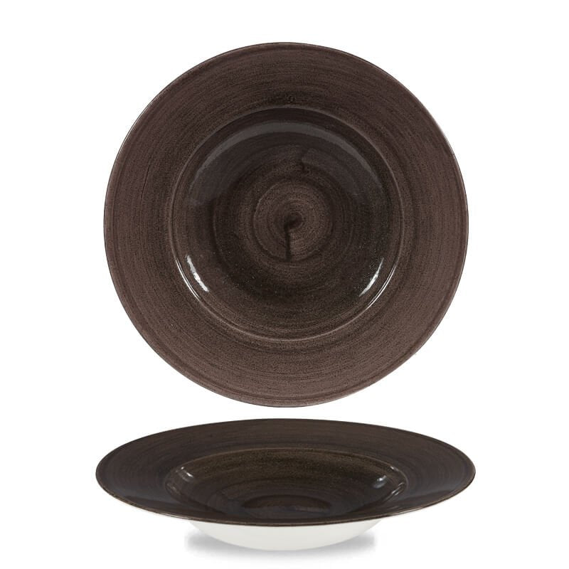 28 Cm Churchill Stonecast Piatto Pasta Rotondo In Porcellana Vetrificata