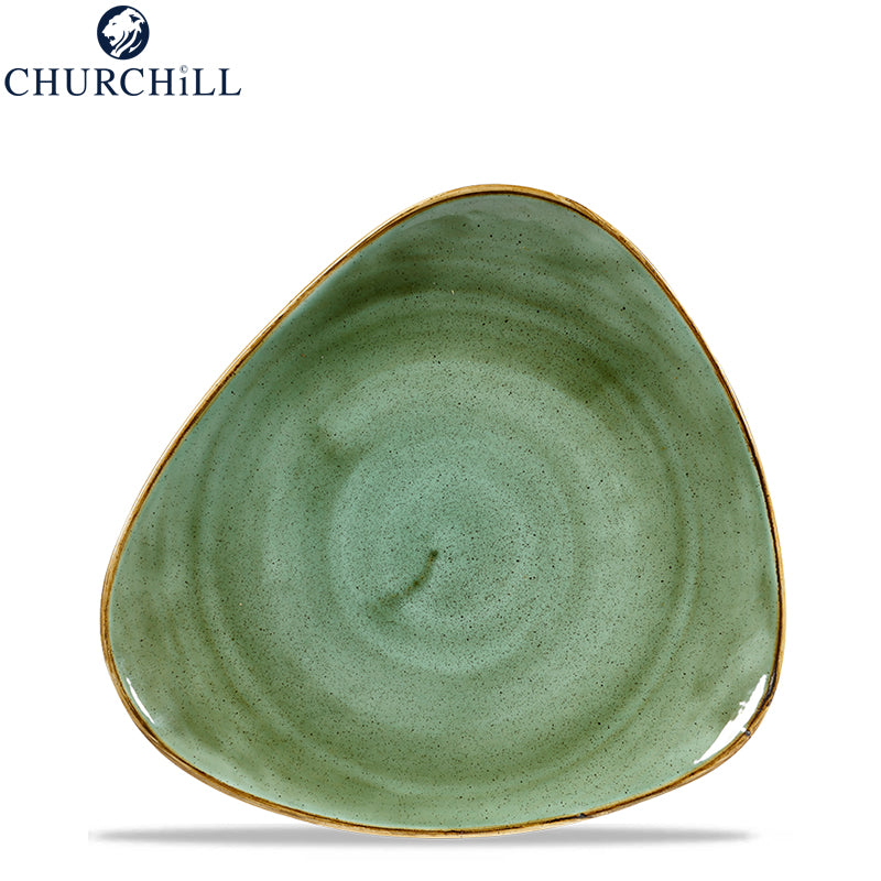 Churchill Stonecast Servizio Piatti Triangolare In Porcellana Vetrificata Set 12 Pz