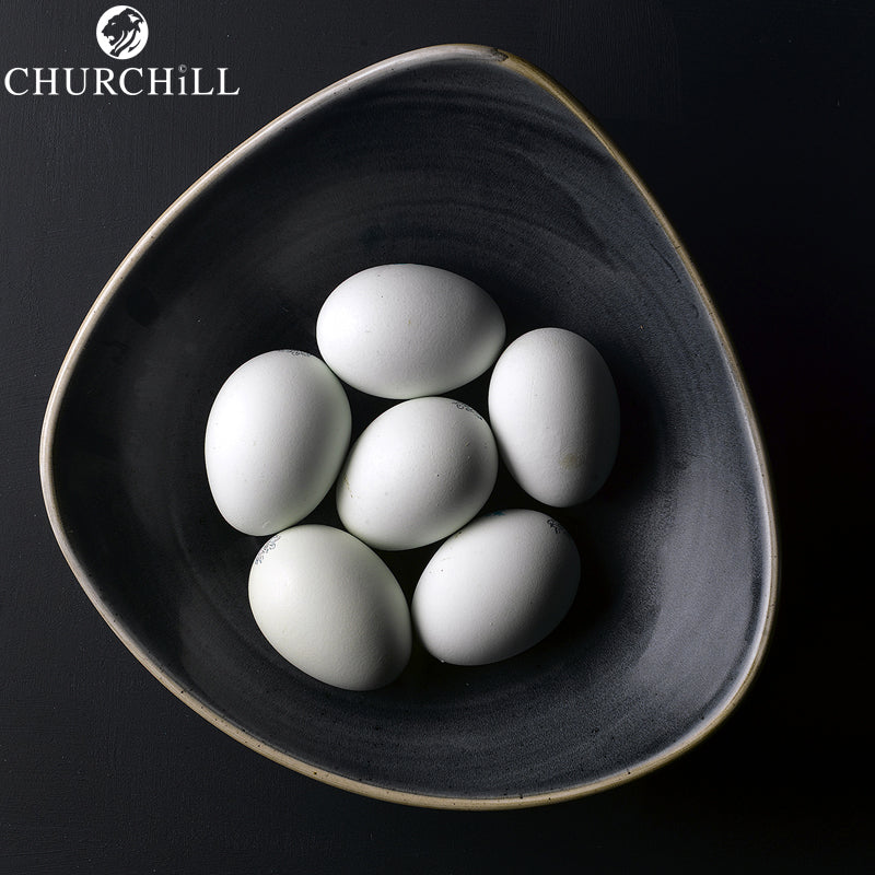 Churchill Stonecast Servizio Piatti Triangolare In Porcellana Vetrificata Set 12 Pz