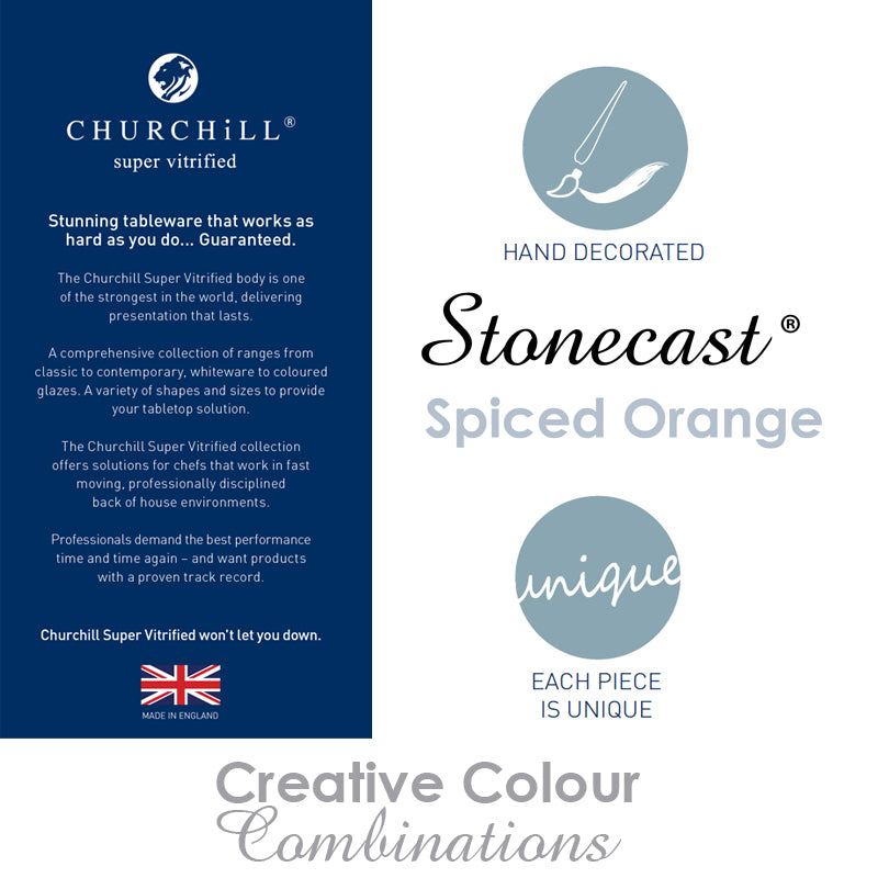 Churchill Stonecast Servizio Piatti Triangolare In Porcellana Vetrificata Set 12 Pz