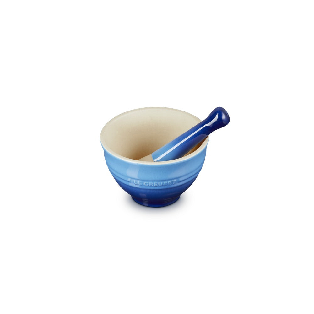 30 cl - Le Creuset Mortaio Con Pestello In Gres Vetrificato