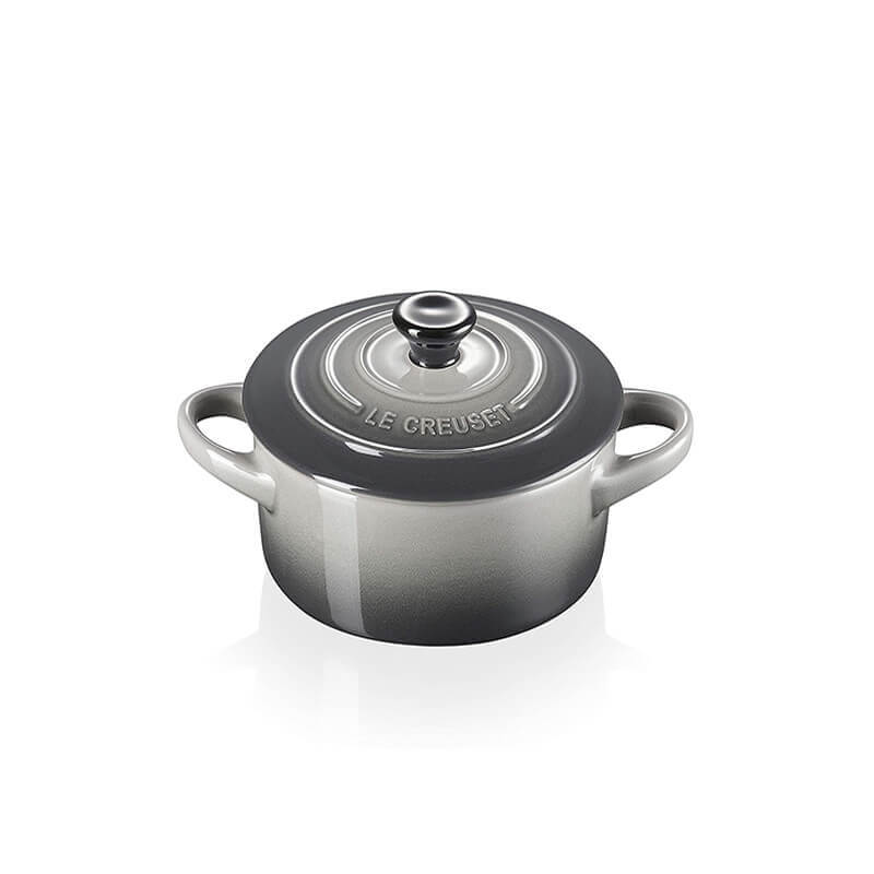 10 Cm Le Creuset Mini Cocotte Casseruola Rotonda In Gres Vetrificato