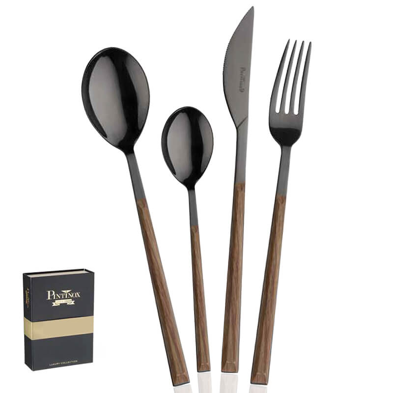 Pintinox Sushi Anniversary Servizio Posate In Acciaio Inox Abs Set 24 Pz