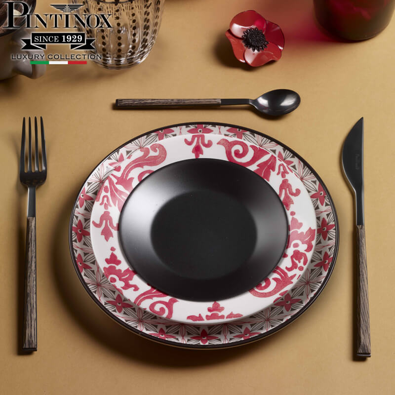 Pintinox Sushi Anniversary Servizio Posate In Acciaio Inox Abs Set 24 Pz