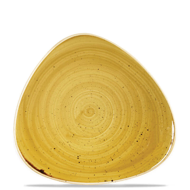 31 Cm Churchill Stonecast Piatto Piano Triangolare In Porcellana Vetrificata