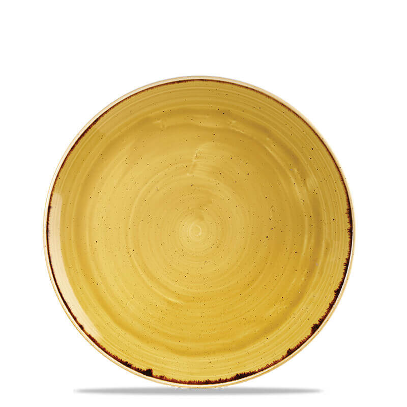 28 8 Cm Churchill Stonecast Piatto Piano Rotondo In Porcellana Vetrificata