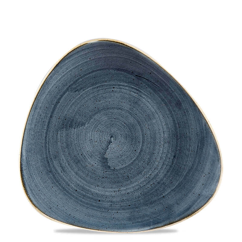 31 Cm Churchill Stonecast Piatto Piano Triangolare In Porcellana Vetrificata
