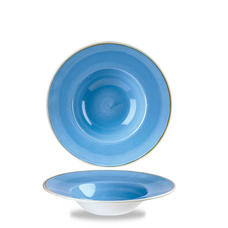 24 Cm Churchill Stonecast Piatto Pasta Rotondo In Porcellana Vetrificata