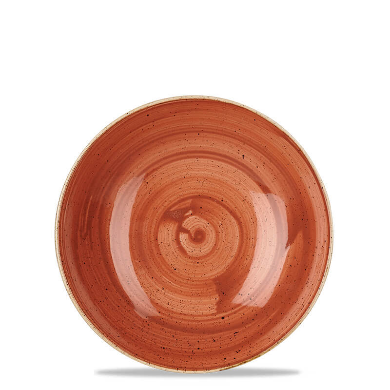 24 8 Cm Churchill Stonecast Piatto Fondo Rotondo In Porcellana Vetrificata