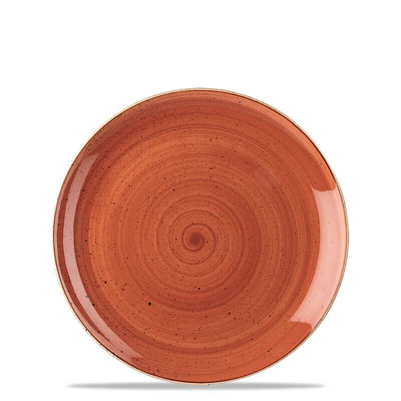 26 Cm Churchill Stonecast Piatto Piano Rotondo In Porcellana Vetrificata
