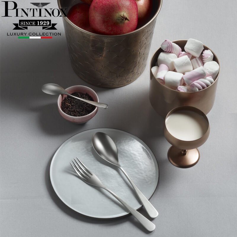 Pintinox Audrey Spalmaburro In Acciaio Inox Set 12 Pz