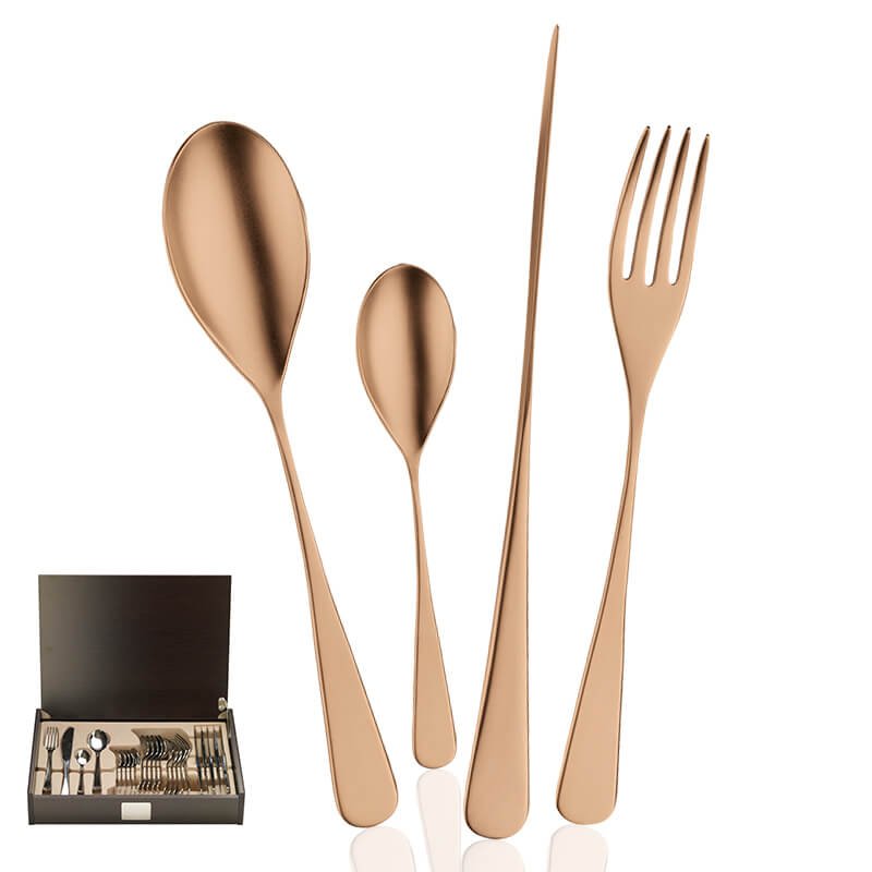 Pintinox Audrey Servizio Posate In Acciaio Inox Set 24 Pz