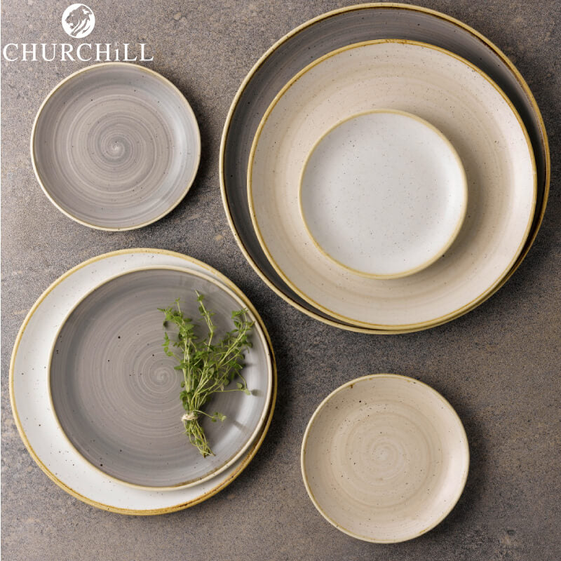 21 7 Cm Churchill Stonecast Piatto Frutta Dessert Rotondo In Porcellana Vetrificata