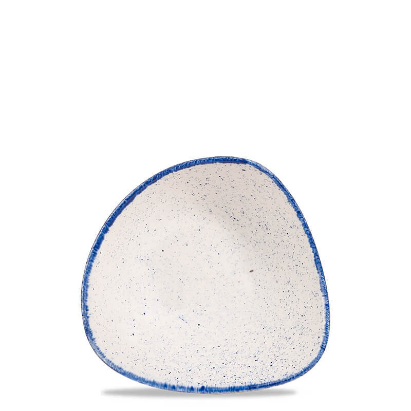 15.3x15.3 cm - Stonecast Piatto Fondo Triangolare In Porcellana Vetrificata
