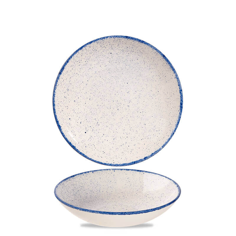 24 8 Cm Churchill Stonecast Piatto Fondo Rotondo In Porcellana Vetrificata