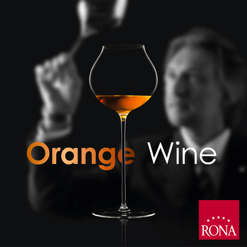 46 Cl Rona Umana Calice Degustazione Orange Wine In Vetro Set 6 Pezzi