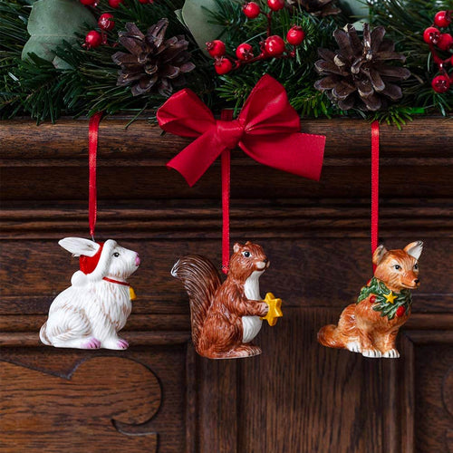 Villeroy And Boch Nostalgic Decoro Natalizio In Porcellana Set 3 Pz