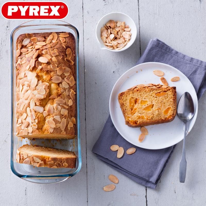 31S12 Cm Pyrex Bake And Enjoy Stampo Plum Cake Rettangolare In Vetro Borosilicato