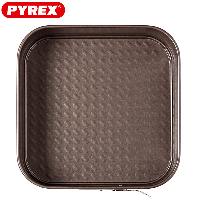 24X24 Cm Pyrex Asimetria Tortiera Apribile Quadrata Antiaderente