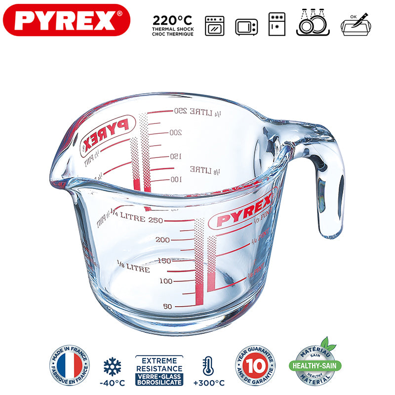 25 Cl Pyrex Classic Caraffa In Vetro Borosilicato