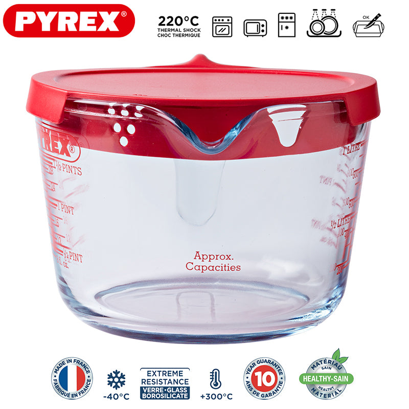 1 Litro Pyrex Classic Caraffa In Vetro Borosilicato