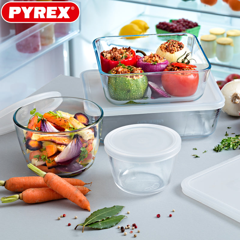 Pyrex Cook And Freeze Contenitore Per Alimentiquadrato In Vetro Borosilicato